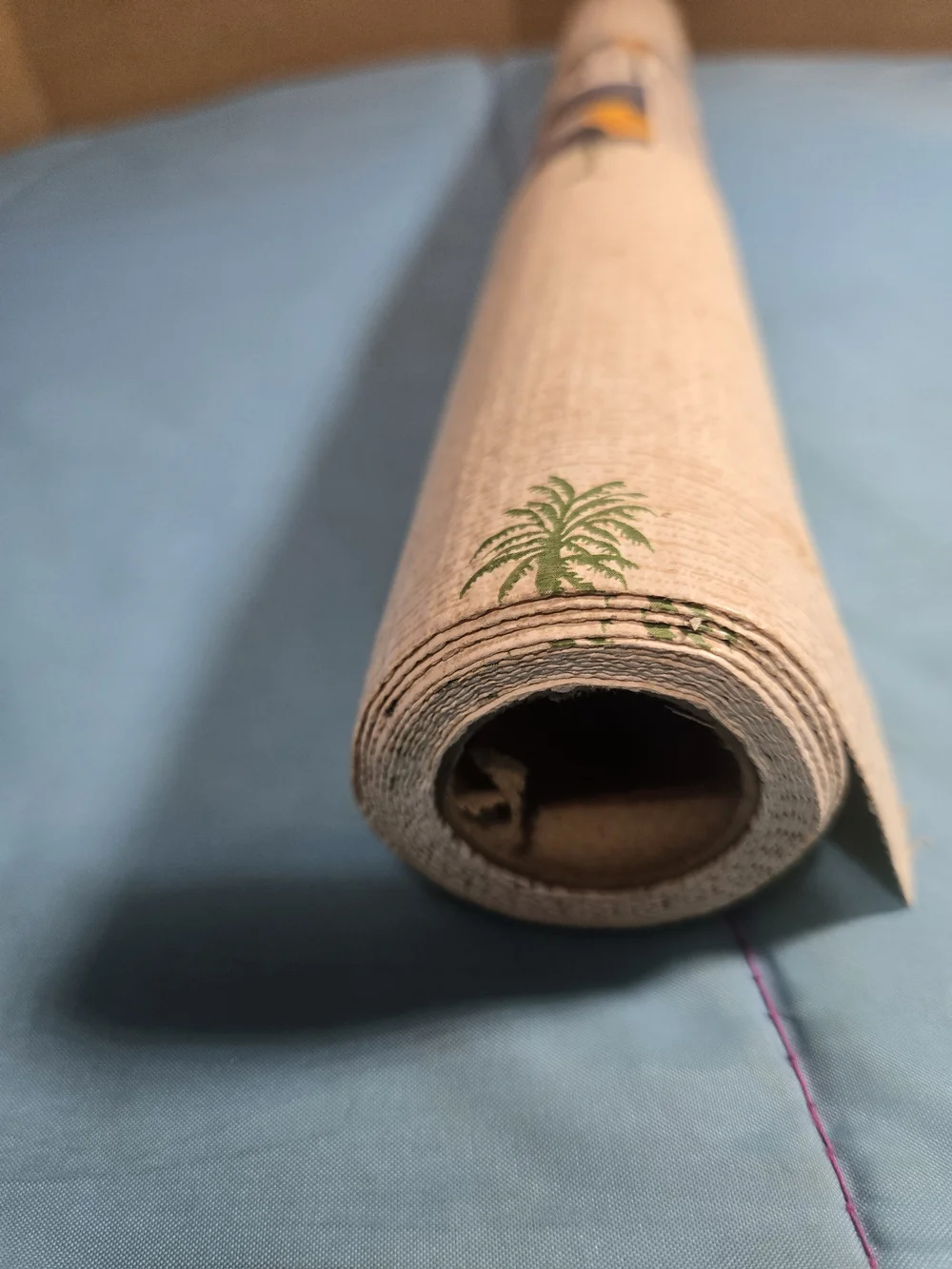 Vtg Duck Brand Smooth Top Slide Grip Easy Line Palm Tree 20
